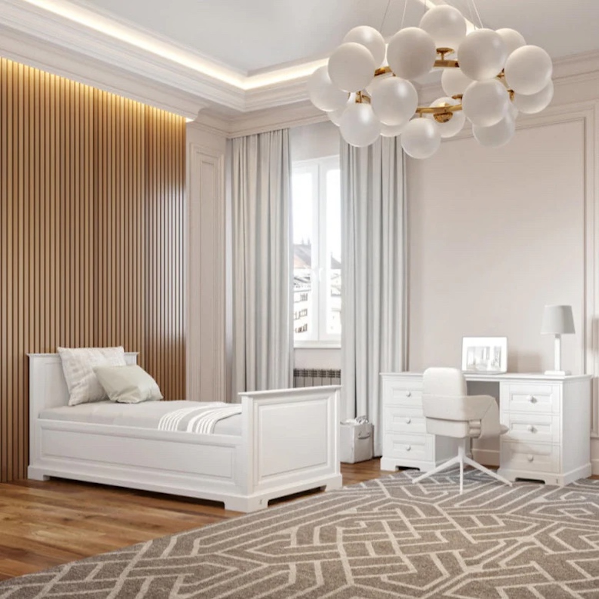 Bed ROYAL 90x200 cm incl. slatted frame TWIN+ (auch als 120x200cm erhältlich) Lui e Lei 