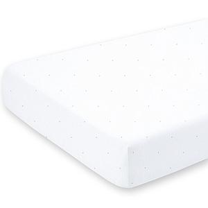 BEMINI  Drap housse berceau 40x90cm Orange 3 Snow Jersey