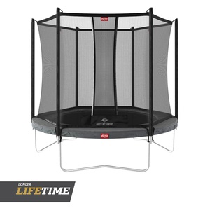 BERG Trampolin Favorit Regular 270 Grey + Safety Net Comfort