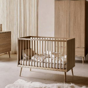 Bett 120x60cm FLOW Quax honey ash