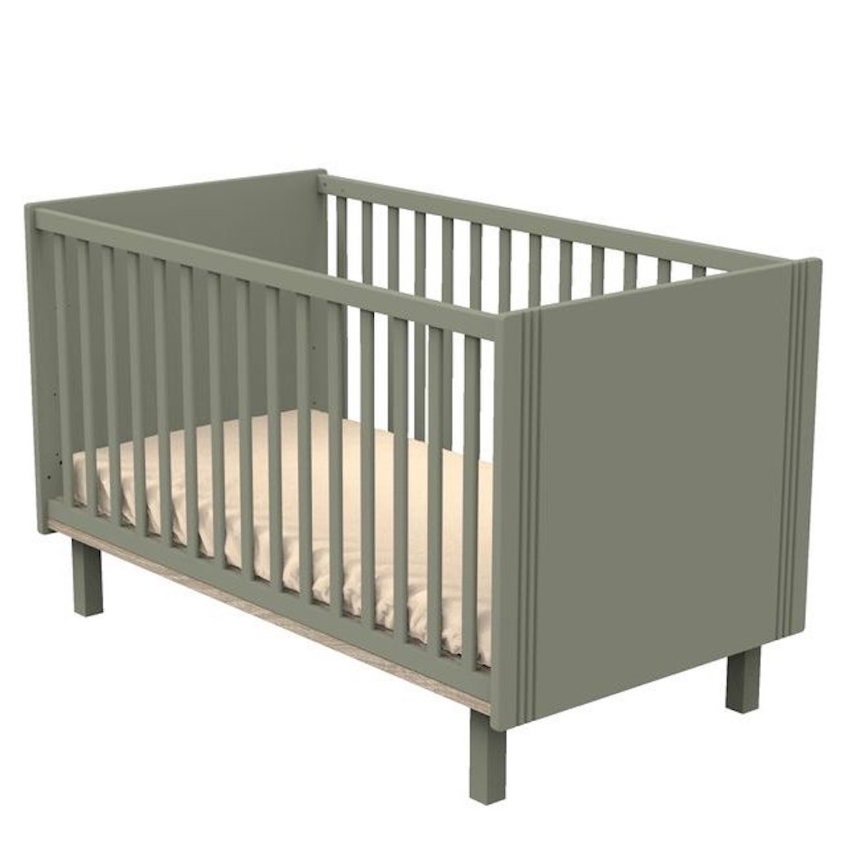 Bett 140x70cm ELEONORE Sauthon kaki