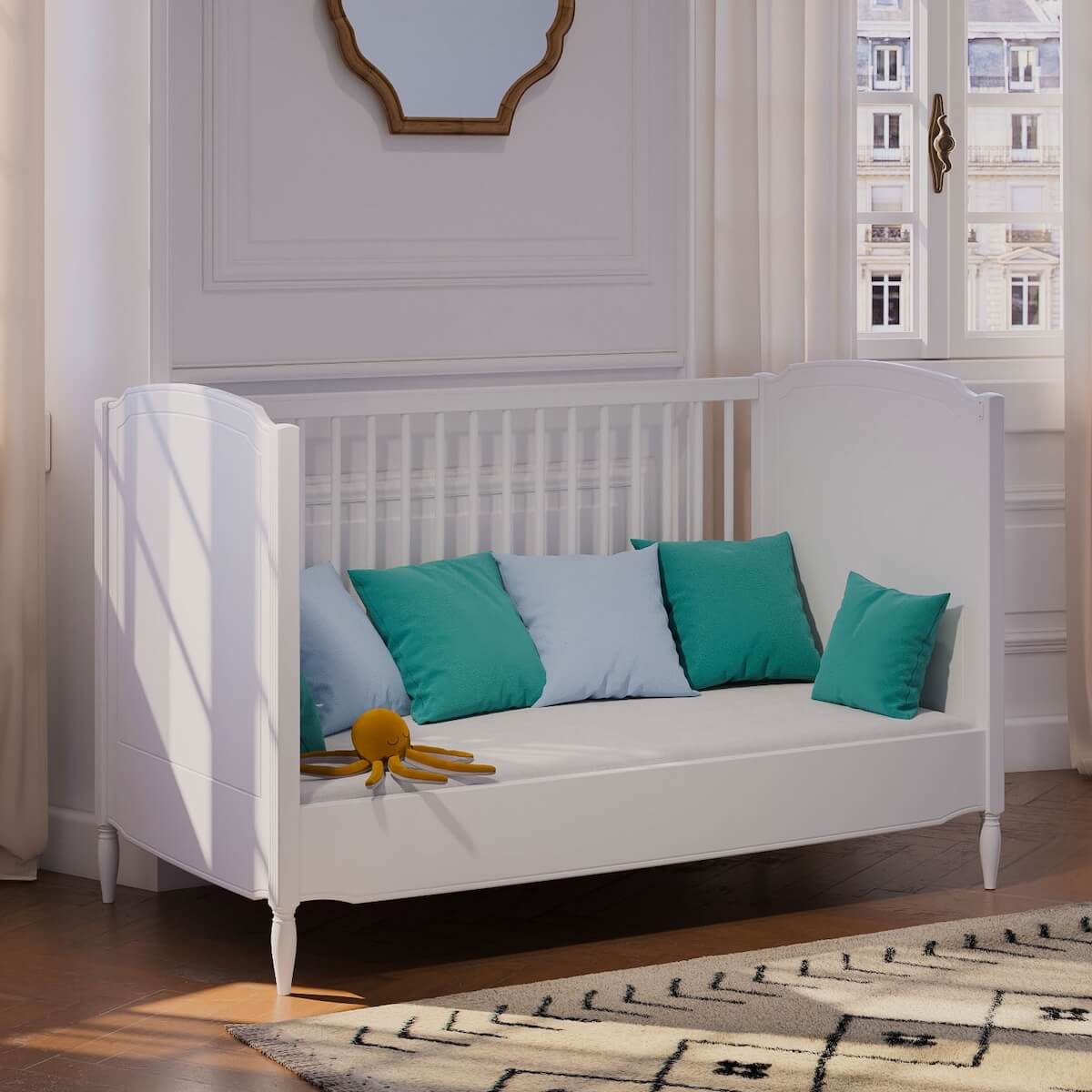 Bett 70x140cm h86cm LAFAYETTE Théo Bebe neige