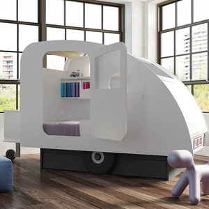 Bett 90x190cm CARAVANE Mathy by Bols perlgrau