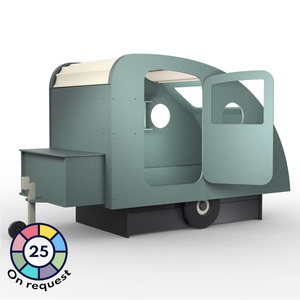 Bett 90x190cm CARAVANE Mathy by Bols sturmgrau