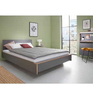 Bett FLAI 140x200cm mit Kopfteil Müller Small Living weiß