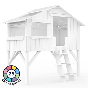 Bett halbhoch 90x190cm CABANE Mathy by Bols weiß