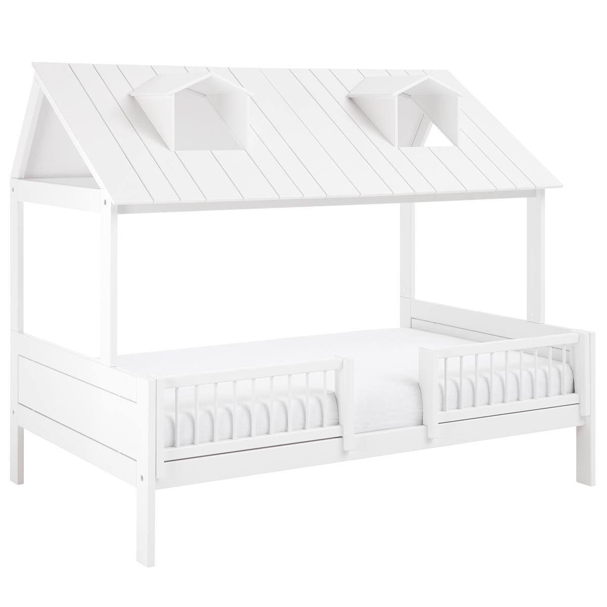 Bett mit Deluxe Lattenrost 120x200cm BEACH HOUSE Lifetime weiß
