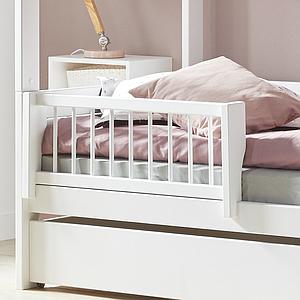 Bett + Rollrost 90x200cm BEACH HOUSE Lifetime weiß