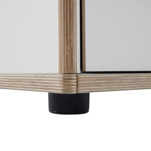 Bett SPAZE 140x200cm mit Kopfteil 2 Schubladen Müller Small Living weiß