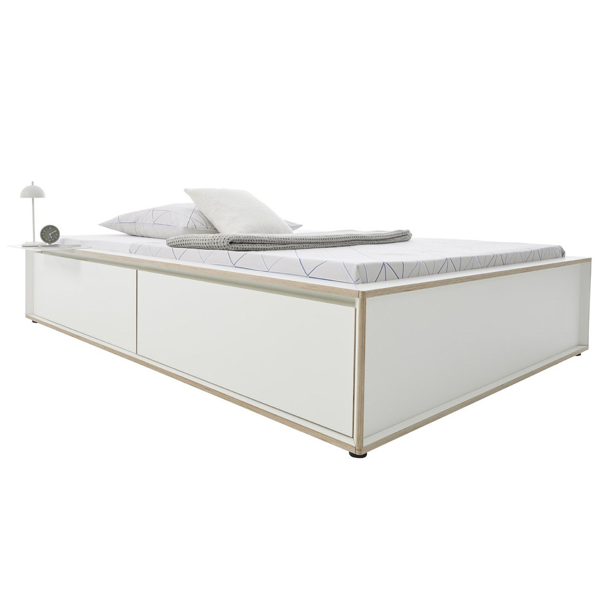 Bett SPAZE 90x200cm Müller Small Living CPL weiß