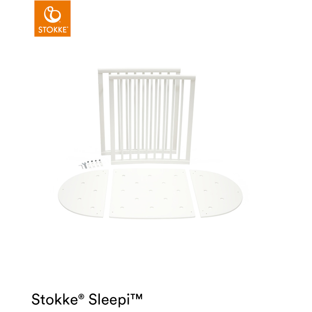 Bett Umbausatz SLEEPI V3 Stokke weiß