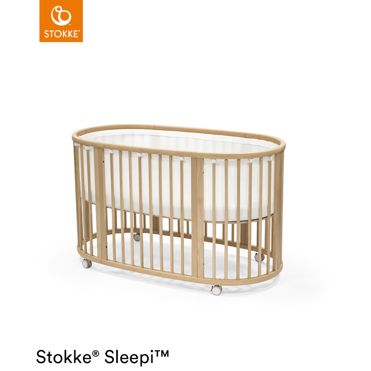 Bett Umbausatz SLEEPI V3 Stokke weiß