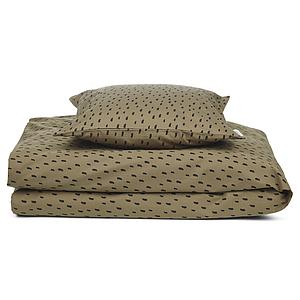 Bettbezug 100x140cm INGEBORG Liewood Graphic stroke-khaki