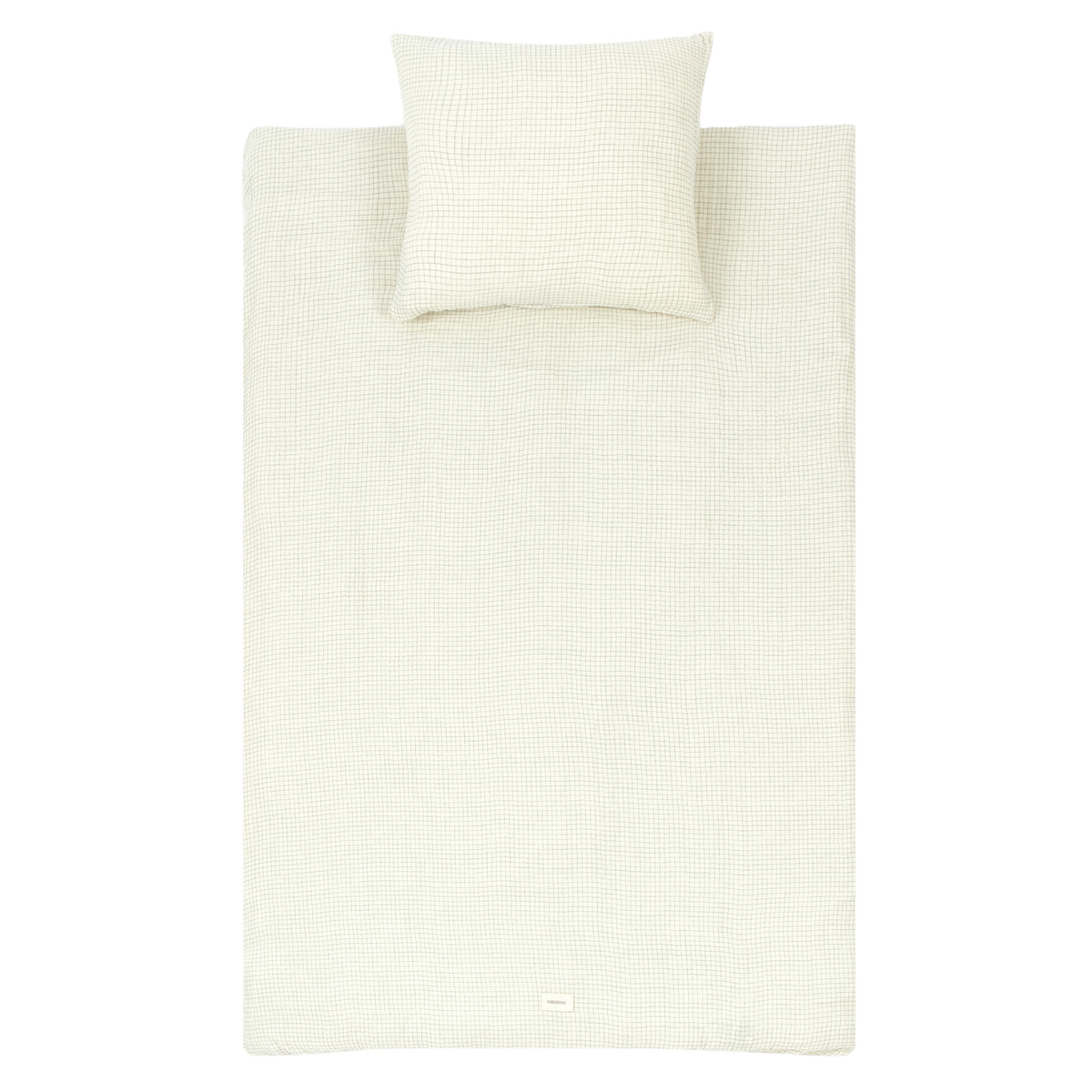 Bettbezug 100x140cm WABI SABI Nobodinoz blue grid