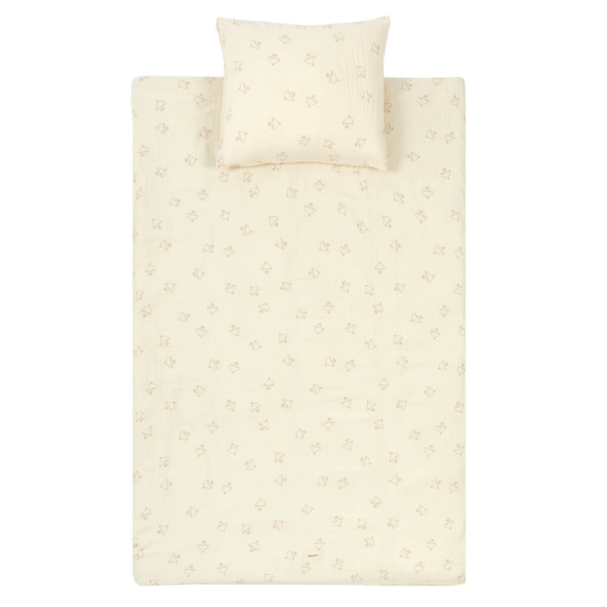 Bettbezug 100x140cm WABI SABI Nobodinoz braun hoshi birds