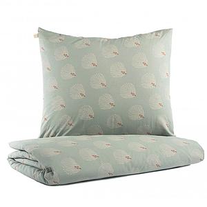 Bettbezug 100x150cm HIMALAYA Nobodinoz Nobodinoz white gatsby-antique green