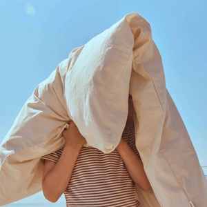 Bettbezug 140x200-63x63cm Dear April Little Mouse