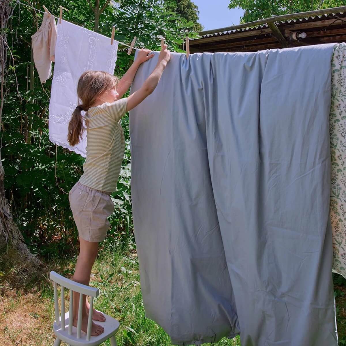 Bettbezug 140x200-63x63cm Dear April Sea Notes