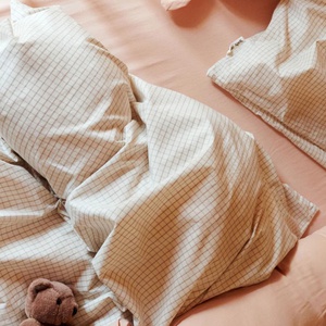 Bettbezug Junior 100x135-40x60cm JOHA Dear April Mini Check