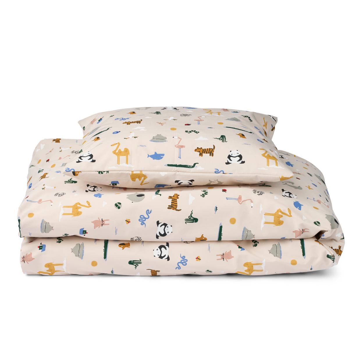 Bettbezug junior INGEBORG Around the world Liewood sandy