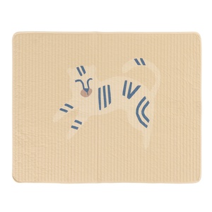 Bettdecke 100x142cm LANDSCAPE Nobodinoz blue tiger