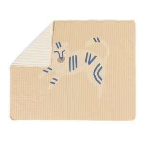 Bettdecke 100x142cm LANDSCAPE Nobodinoz blue tiger