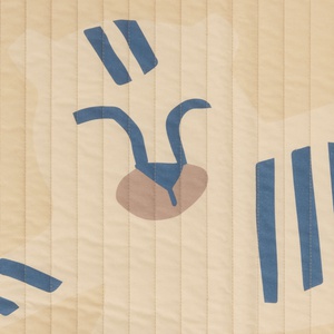 Bettdecke 100x142cm LANDSCAPE Nobodinoz blue tiger