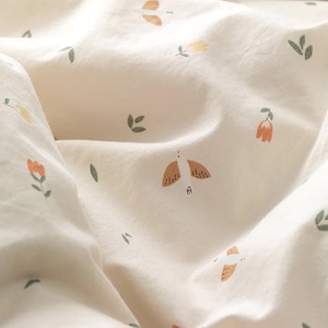 Bettdeckenbezug 140x200-63x63cm Liebe April-Singvögel