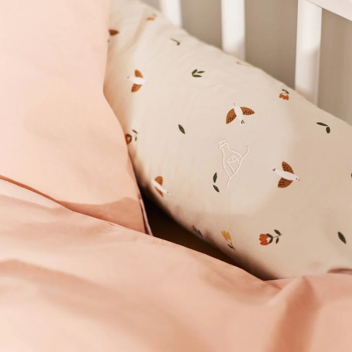 Bettdeckenbezug 140x200-63x63cm Lieber April Appleblosom