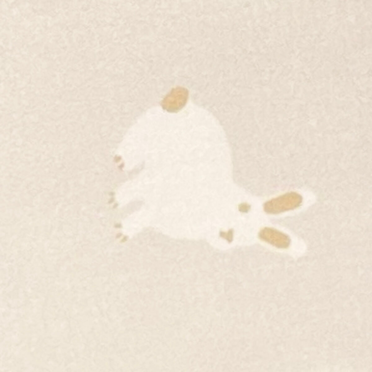 Bettdeckenbezug Baby RABBITS beige 100x140cm und Kissenbezug 40x40cm
