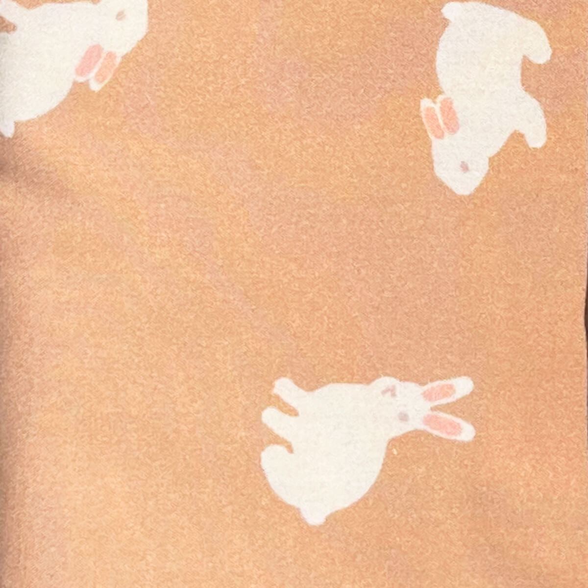 Bettdeckenbezug Kids RABBITS orange 140x200cm und Kissenbezug 60x60cm