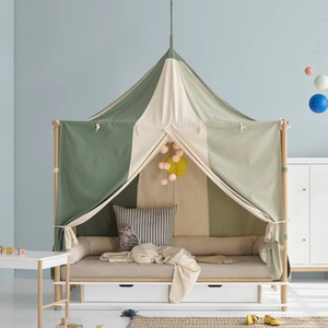 Betthimmel CAMP Circus grün/natur Oliver Furniture