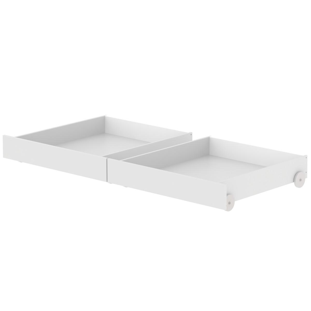 Bettkasten 2 Stk. 90x200cm WHITE Flexa weiß