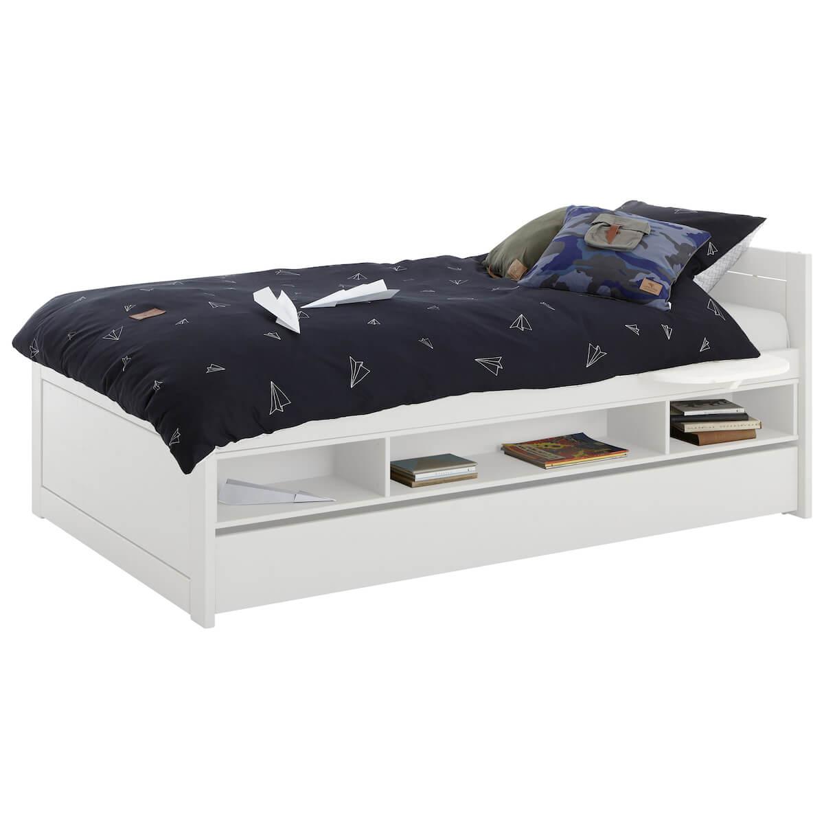 Bettkasten auf Rollen 120x200cm Lifetime whitewash