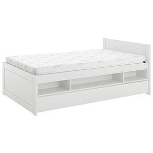 Bettkasten auf Rollen 120x200cm Lifetime whitewash