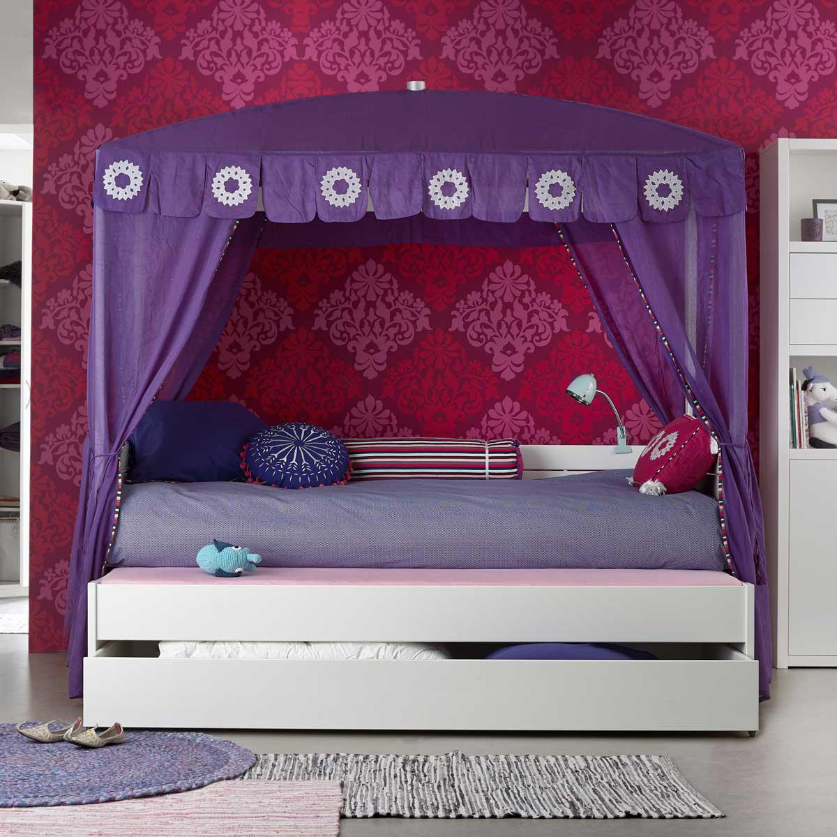 Bettkasten für Basisbett groß Lifetime whitewash