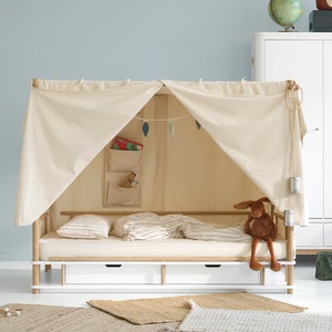 Bettsofa CAMP 90x180cm weiß/Eiche Oliver Furniture