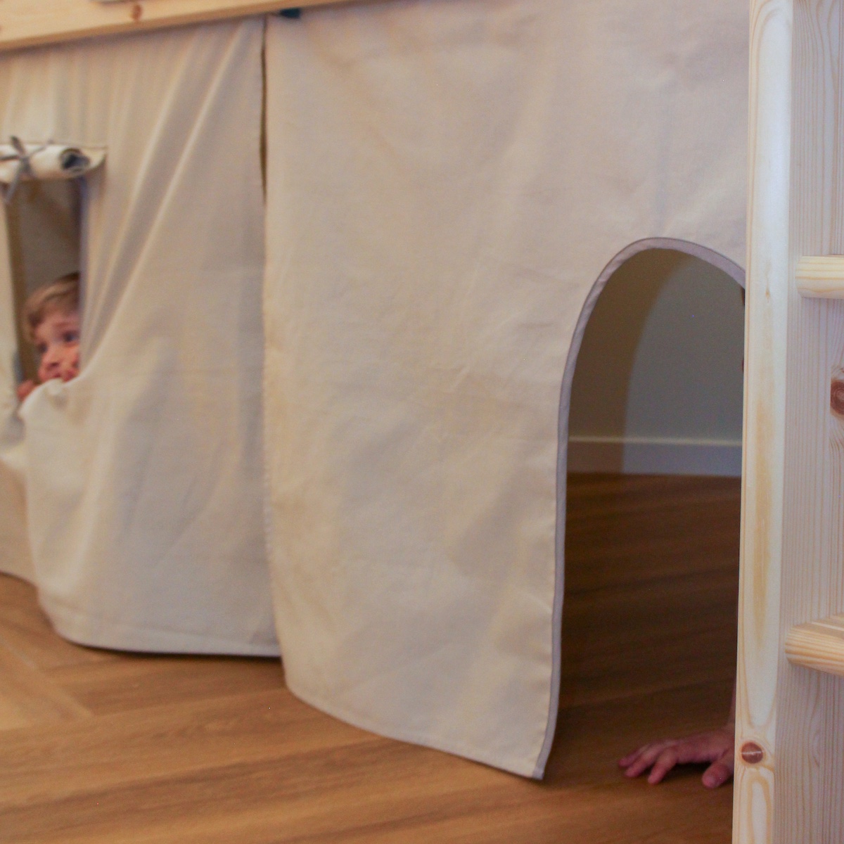 Bettvorhang DAWN Flexa warm gray