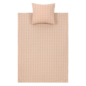Bettwäsche VIBES 100x145cm Nobodinoz Pink Harlequin