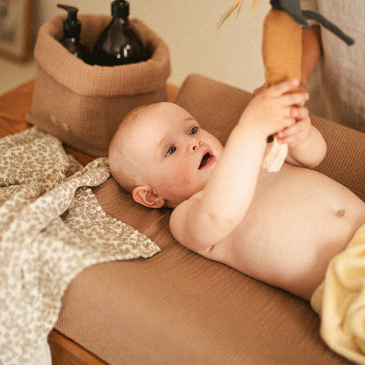 Bezug für Wickelauflage 50x70cm WABI SABI Nobodinoz sésamo