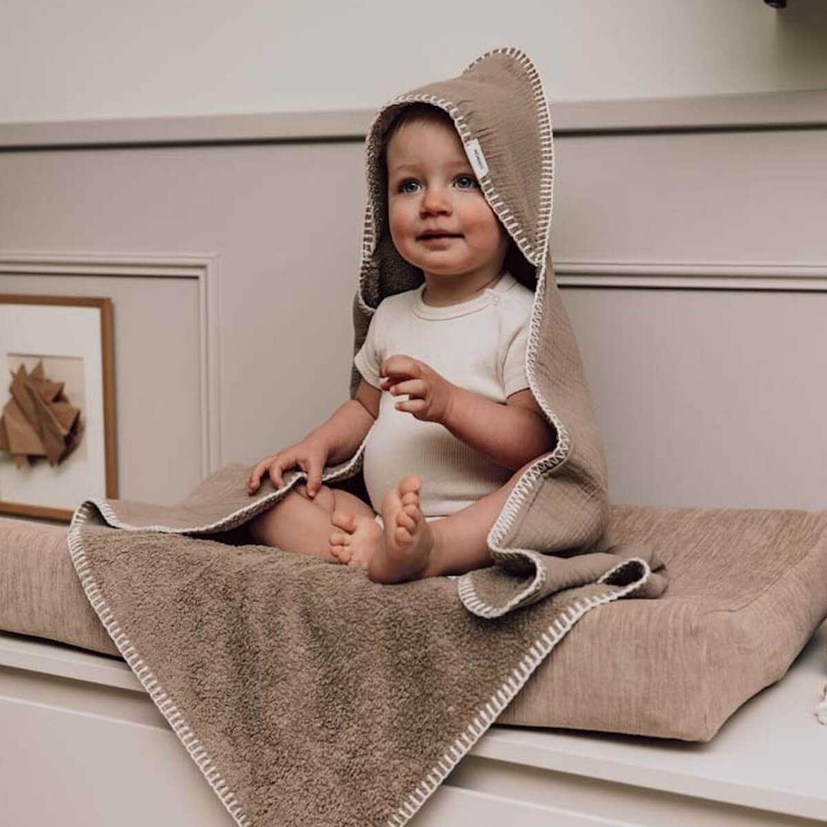 Bezug Wickelauflage RIVOLI 45x73cm Koeka caffe