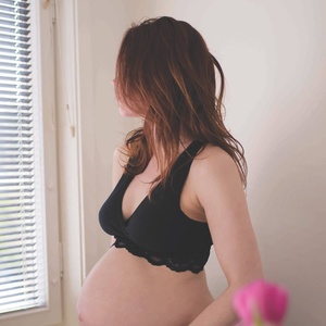 BH für Schwangerschaft und Stillzeit Bio-Cache-Coeur S Carriwell Schwarz