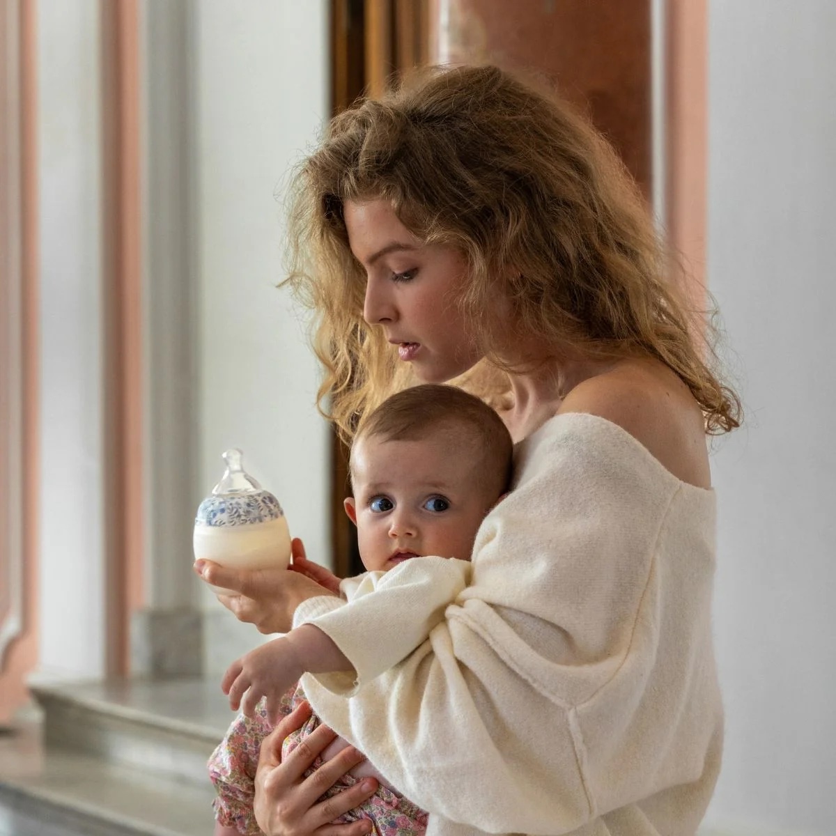 Biberón 150ml Elhée Mimose feldblau