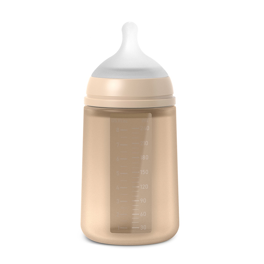 Biberon 240ml silicona fisiológica SX Pro SOFT FM Suavinex Beige I3