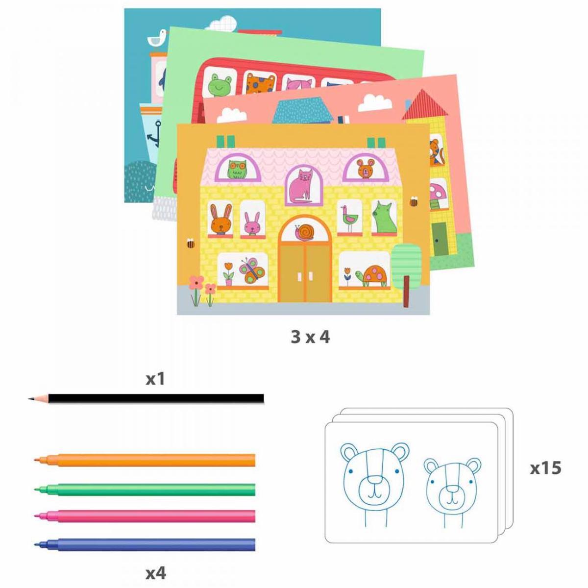 Bilder zum Nachzeichnen Djeco