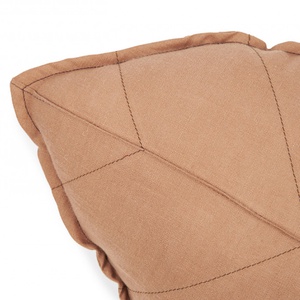 Blatt Kissen LIN FRANZÖSISCH Nobodinoz Noisette