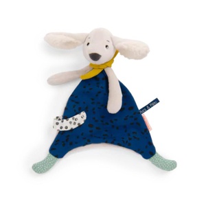 Blaue Pilou-Bettdecke von Puce & Pilou Moulin Roty