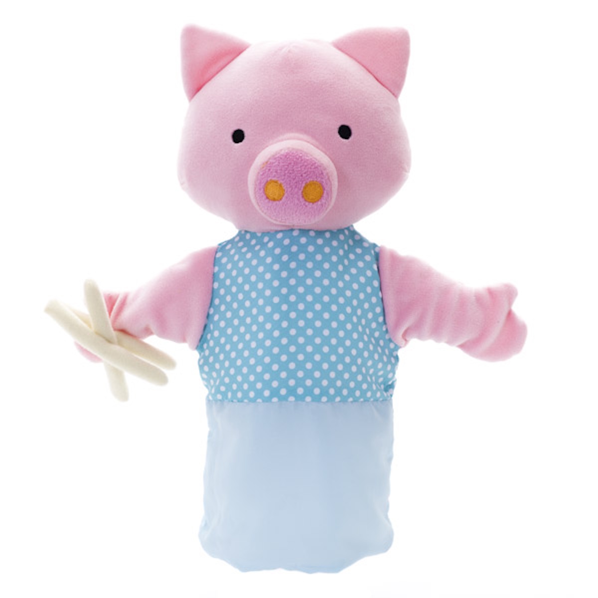 Blaue Schweinepuppe Eurekakids