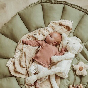 Bloom Meadow Green Organic Babymat