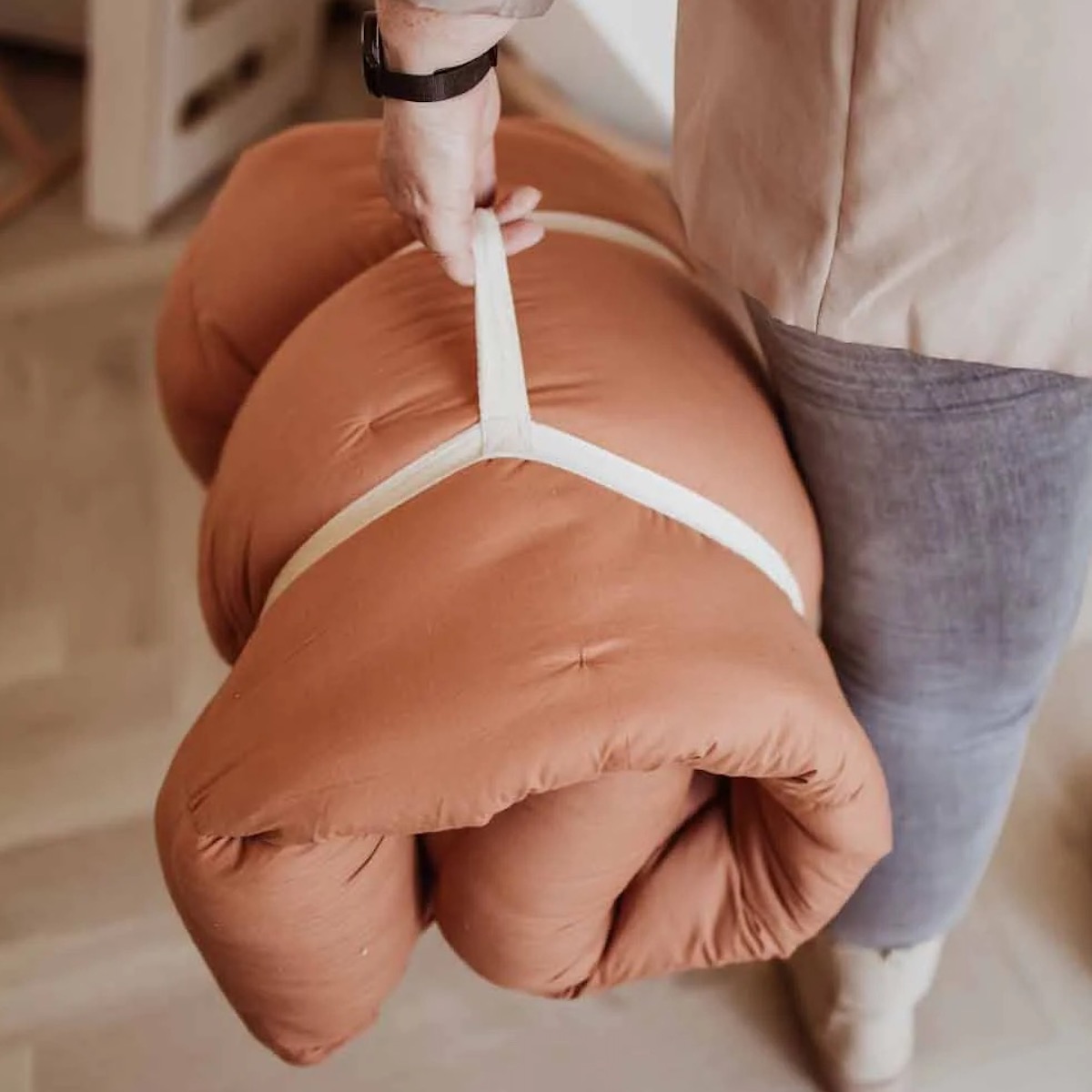 Bloom Tawny Brown Organic Babymat